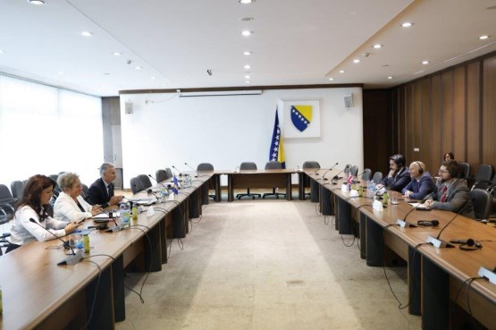 Members of the PA BiH Delegation to PA NATO held a meeting with the delegation of the Parliament of the United Kingdom of Great Britain and Northern Ireland